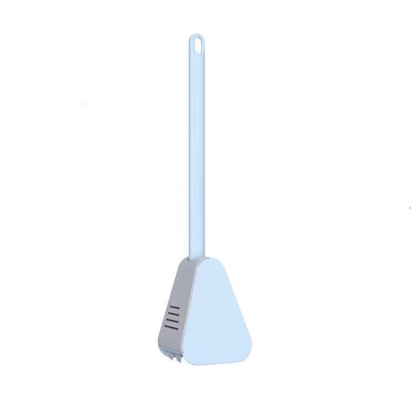 Golf Toilet Brush Long-Handled Toilet Brush Wall-Mounted Silicone Toilet Brush - White