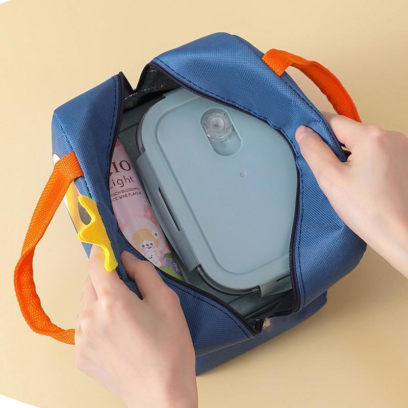 Oxford Portable Insulated Thermal Cooler Lunch Box Carry Picnic Case Storage Bag - Rose Red