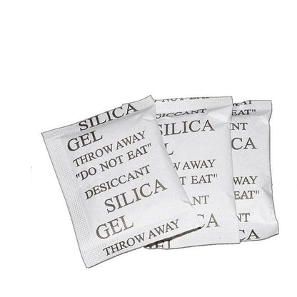Up To2000X 1G Silica Gel Packets Moisture Absorber Desiccant Reusable Food Grade - 50 PCS