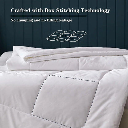 Luxury Hotel Quilt Core – Soft Microfiber Down Alternative Comforter for All Seasons - 140x210cm-Brushed