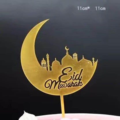 Happy Birthday Acrylic Cake Topper Cake Decoration Golden Silver Party - R20