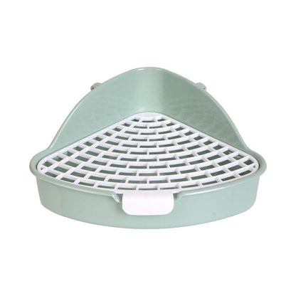 Rabbit Litter Box And Small Animals Pet Toilet Pee Pad Supplies Potty Rabbit - Blue