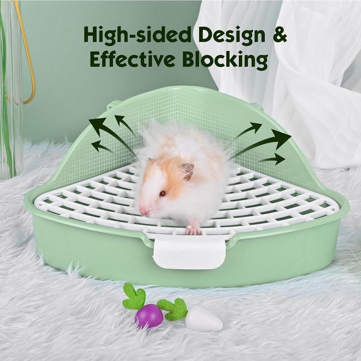 Rabbit Litter Box And Small Animals Pet Toilet Pee Pad Supplies Potty Rabbit - Yellow