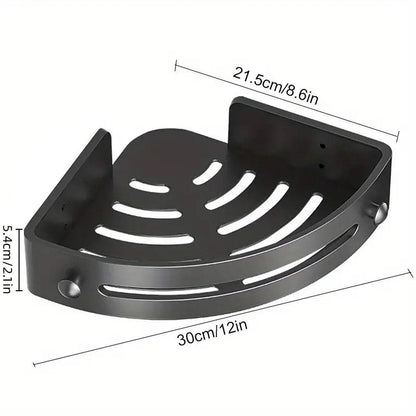 Bathroom Corner Shower Shelf Shampoo Soap Holder Rack Storage Organiser Caddy