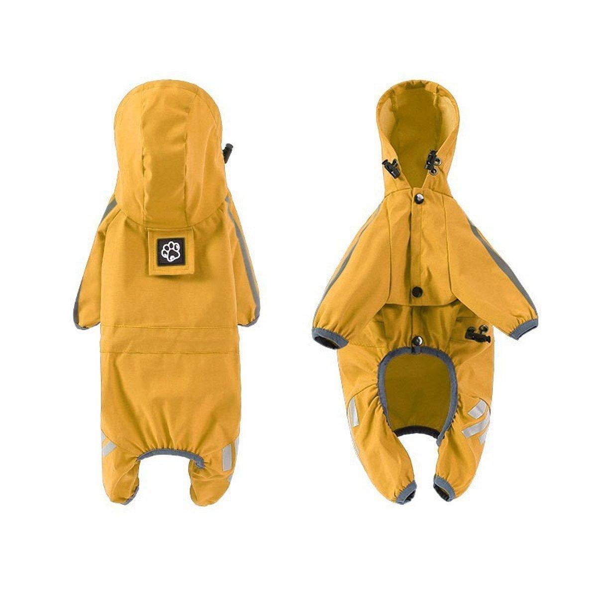 Waterproof Four Corner Pet Raincoats In Large Medium And Small Sizes Are Suitable For Dogs - Pink - M