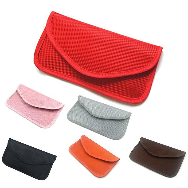 Car Key Case For Faraday Cage Fob Pouch Keyless RFID Blocking Bag - Red