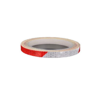 8m Reflective Tape for Bikes Cars Motorcycles Waterproof High Visibility Strip - Black-Yellow