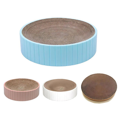 2In1 Cat Scratching Board Round Cat Scratcher Pad Lounge Bed Bowl Pet Sofa House - Replacement Pad