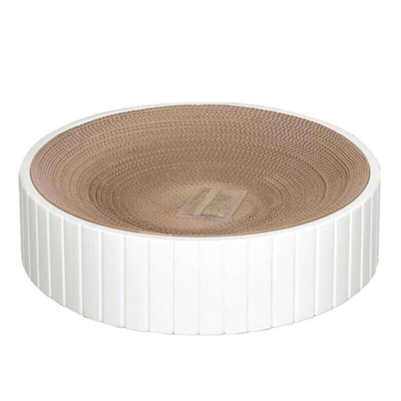 2In1 Cat Scratching Board Round Cat Scratcher Pad Lounge Bed Bowl Pet Sofa House - Replacement Pad