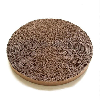 2In1 Cat Scratching Board Round Cat Scratcher Pad Lounge Bed Bowl Pet Sofa House - Replacement Pad