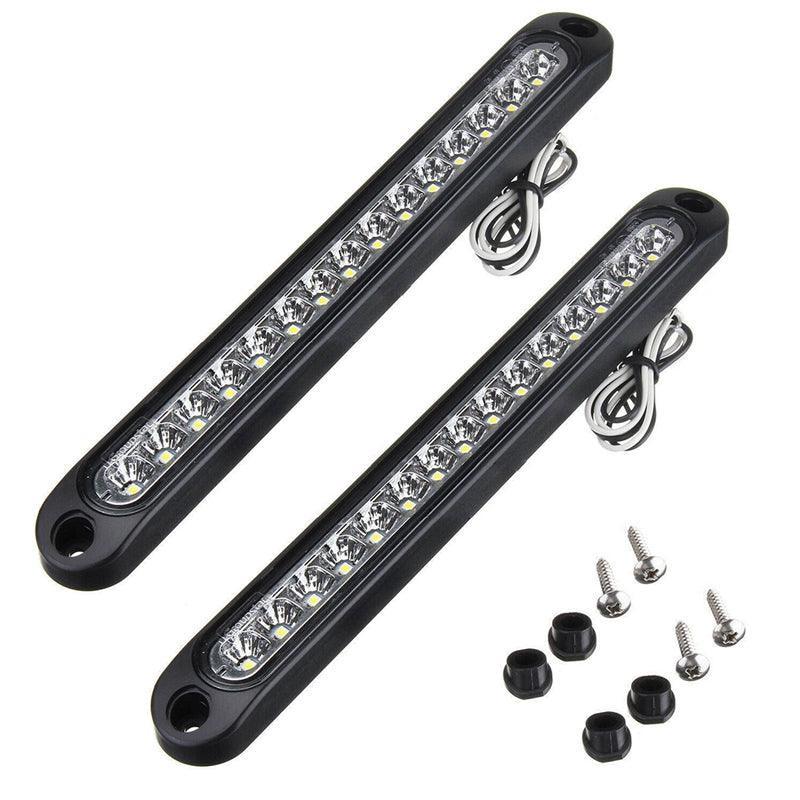 2X 15 Led Tail Light Trailer Truck Caravan Ute Light Reverse Bar Ultra-Slim Lamp