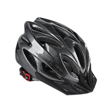 Lightweight Bicycle Helmet Adjustable Cycling Gear for Road or Mountain Bike Riding - Black Blue