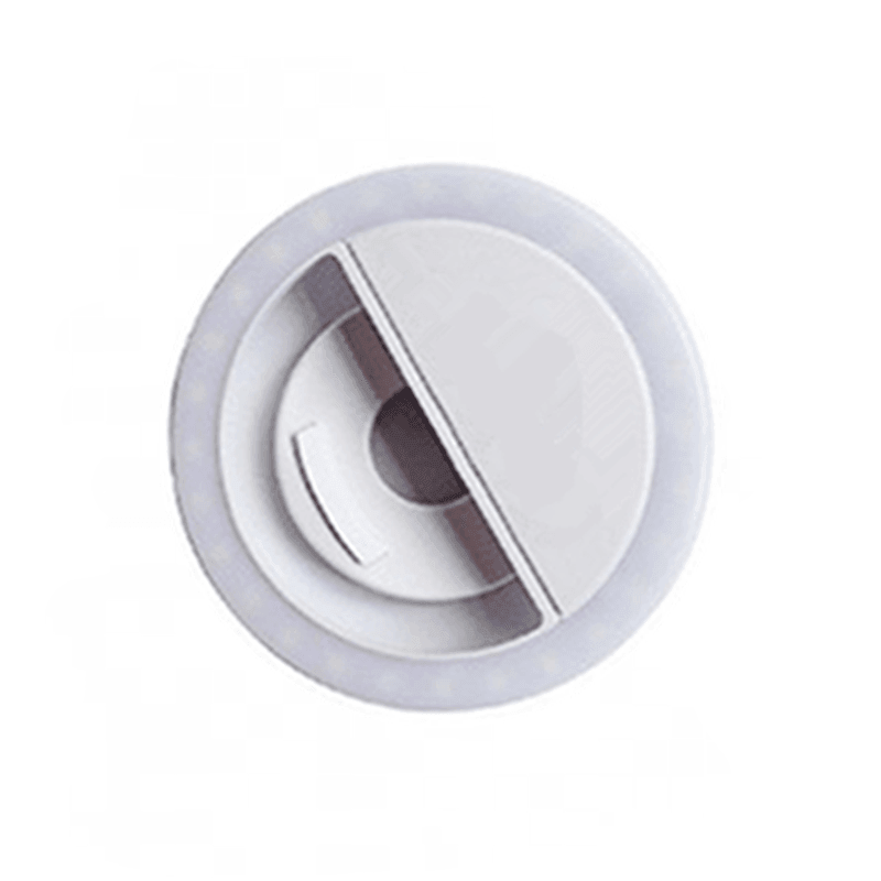 3 Modes Selfie Led Ring Fill Light Camera Rechargeable For Iphone Android Phone - Pink