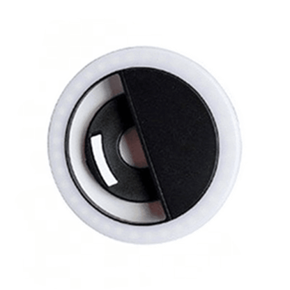 3 Modes Selfie Led Ring Fill Light Camera Rechargeable For Iphone Android Phone - Pink
