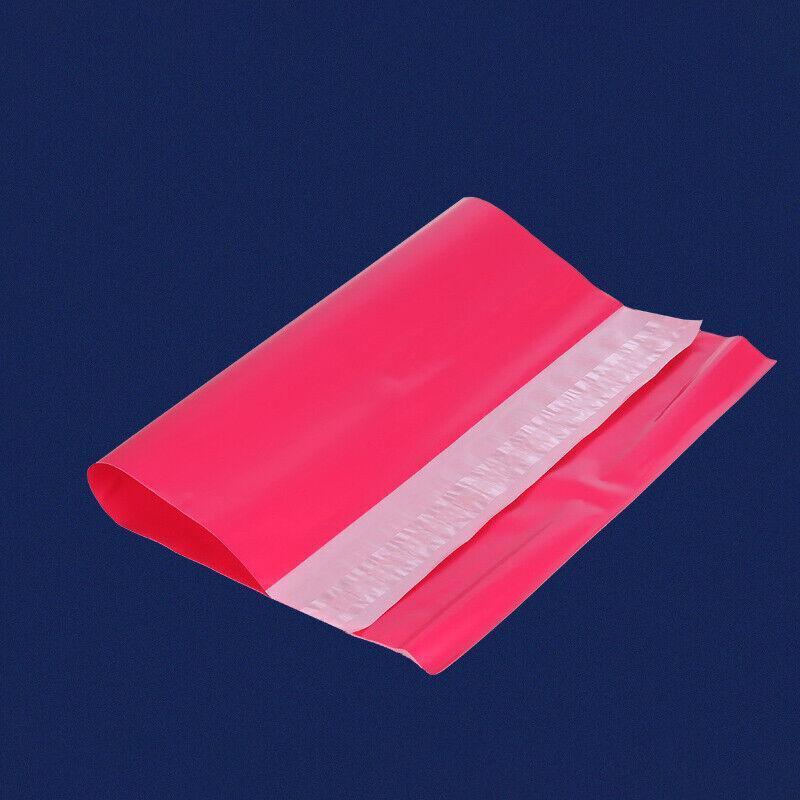 Poly Mailer Bags Mailing Satchel Plastic Courier Self Sealing Packing Rose Red - 32*45CM