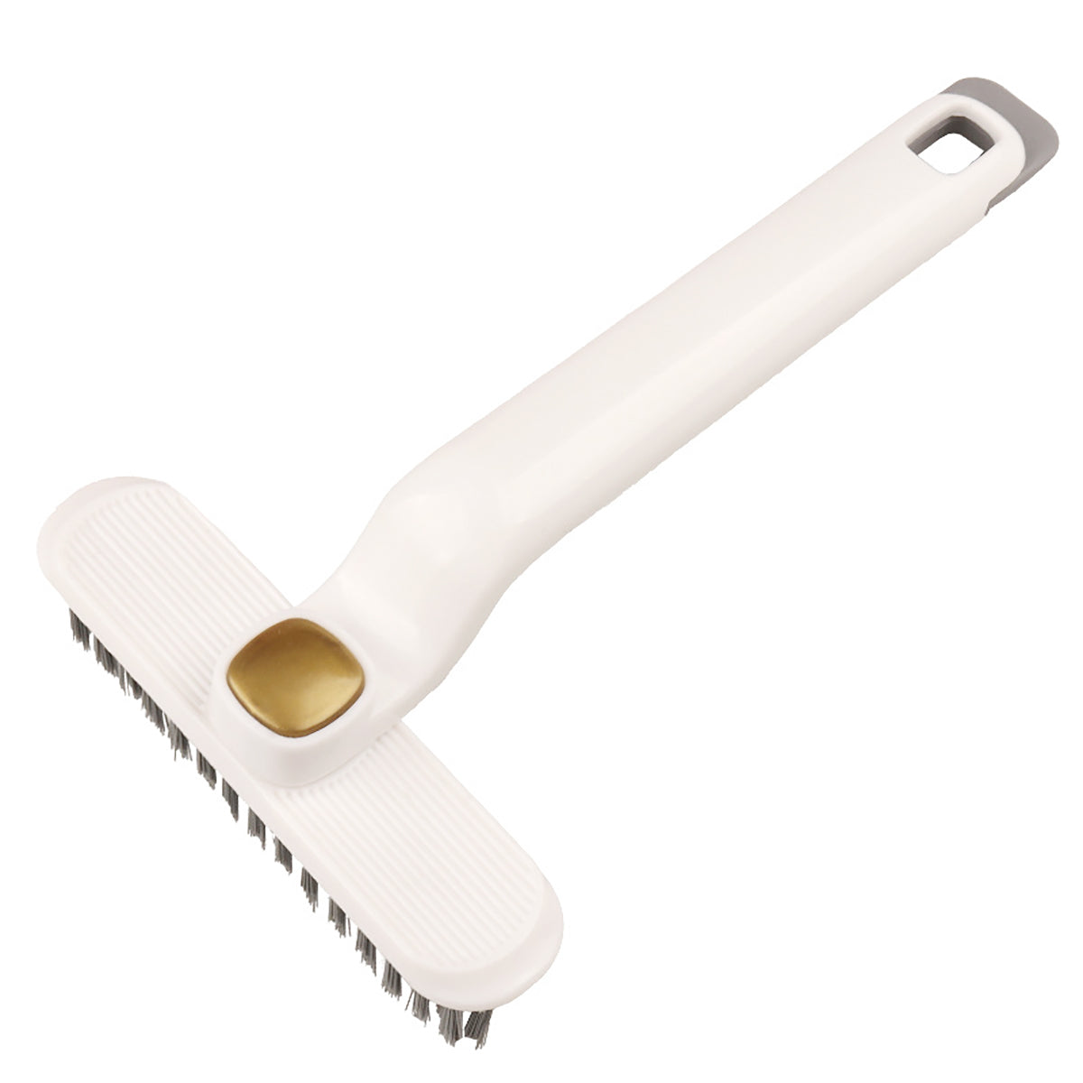 Multi-Functional Rotary Cleaning Brush Hard Bristle Slot Seam Wall Tile Brush - Purple