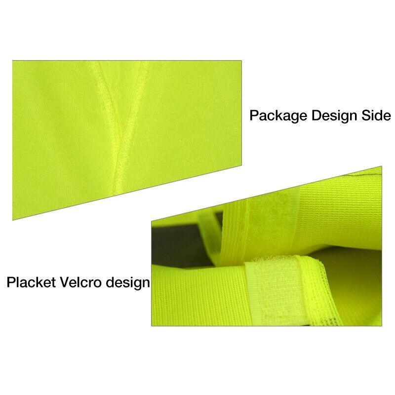 Yellow Reflective High Visibility Vest Workwear for Day and Night Use - 3XL