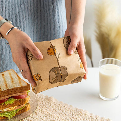 100pcs Sandwich Wrappers Oil Blotting Coated Paper Air Fryer Baking Parchment - Delicious Recipes