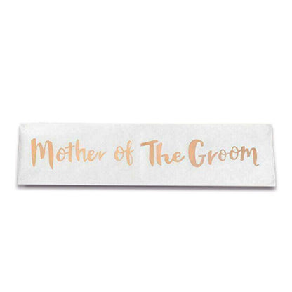 Bridal Party Sash Rose Gold Bride Bridesmaid Maid Honour Mother Hens Night Wear - Bride To Be