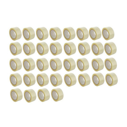 Clear Packing Tape 48mm x 100m for Carton Sealing 6 to 48 Rolls - 6 Rolls