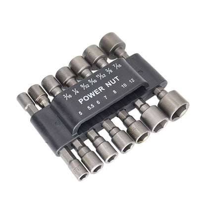 14PCS Hexagonal Handle Electric Screwdriver Set with Bits Drill Power Tool Kit