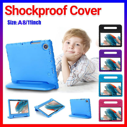 For Samsung Galaxy Tab A8 Plus 11Inch EVA Case Handheld Protective Drop Cover - Pink
