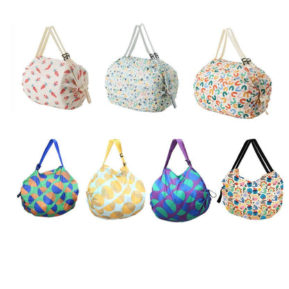 Large Foldable Eco-Friendly Shopping Bag Reusable Thickened Portable Travel Tote - 6