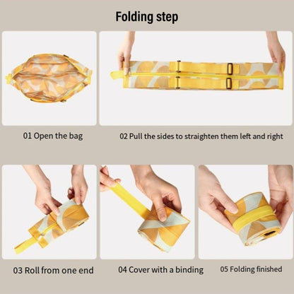Large Foldable Eco-Friendly Shopping Bag Reusable Thickened Portable Travel Tote - 4