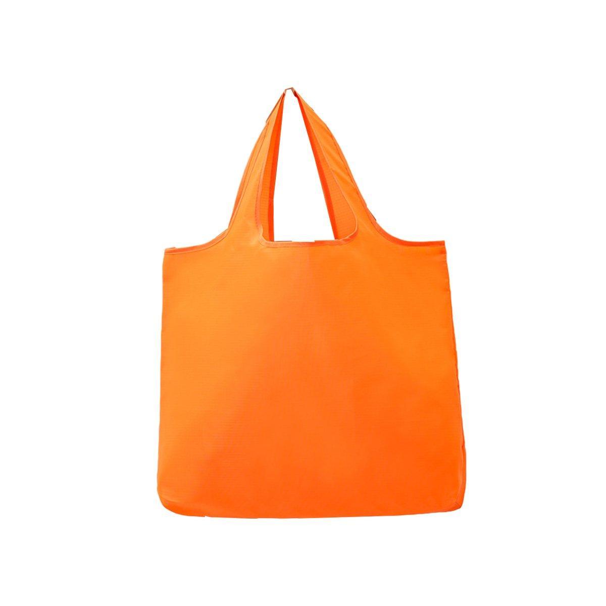 Large Multi Colour Waterproof Shopping Bag Foldable Portable Reusable Bag - Green