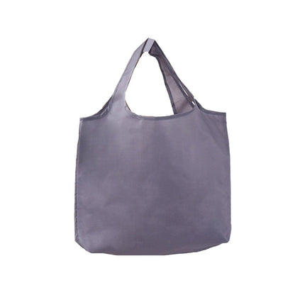 Large Multi Colour Waterproof Shopping Bag Foldable Portable Reusable Bag - Orange
