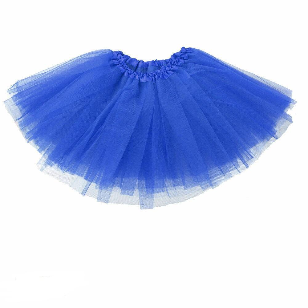 Girls Tutu Skirt Princess Dressup Party Costume Ballet Dancewear - Rose red