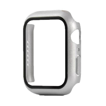 For Apple Watch iWatch Series SE 6 5 4 3 2 1 Case Full Glass Cover 38mm - Blue