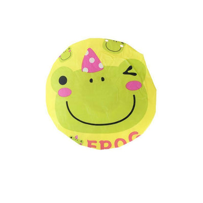 Reusable Women Girls Hair Wrap Waterproof Shower Bath Shower Cap Hat - Monkey