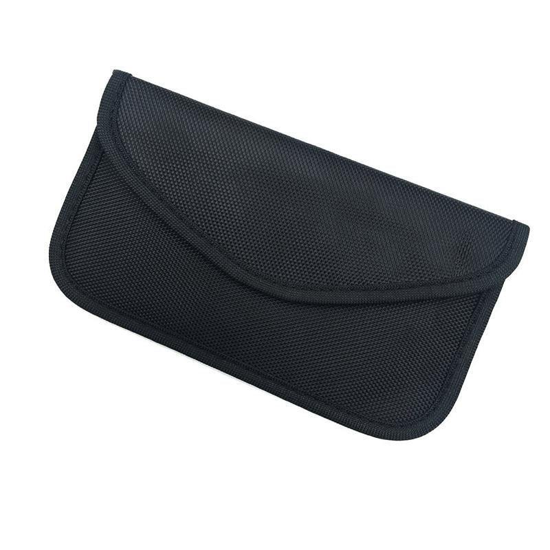 Car Key Case For Faraday Cage Fob Pouch Keyless RFID Blocking Bag - Silver Grey