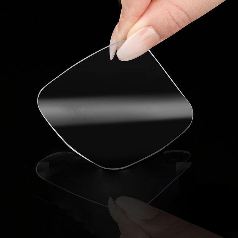Nano Double Sided Tape Clear Adhesive Traceless Gel Pad 6x6cm Reusable Anti Slip - 50 PCS