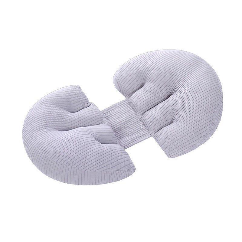 Adjustable Maternity Nursing Pillow Support Cushion for Pregnancy Sleep - Green