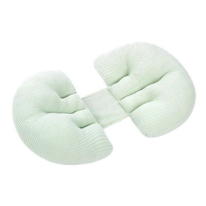 Adjustable Maternity Nursing Pillow Support Cushion for Pregnancy Sleep - Pink