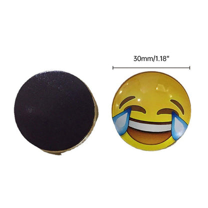 12pcs Cartoon Emoji Fridge Magnets Decorative Kitchen Refrigerator Magnets Set