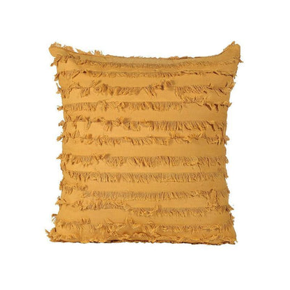Boho Tassel Fringe Striped Cushion Cover Soft Home Decor Sofa Throw Pillow Case - Green