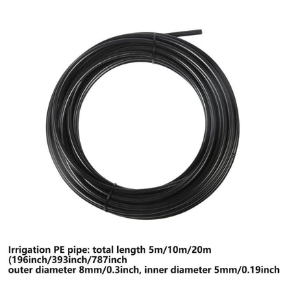5M 10M 20M Garden Watering System Adjustable Spray Irrigation Hose Sprinkler - 5m