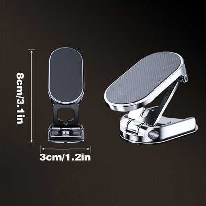 Universal 720 Degree Rotatable Car Mount Phone Holder for Dashboard and Windscreen - Black