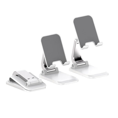 Adjustable Foldable Tablet Stand Desktop Holder Mount Mobile Phone iPad iPhone - Black