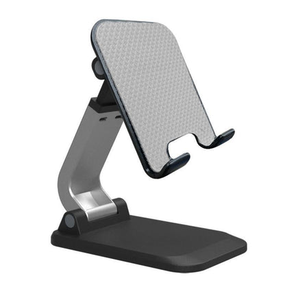 Adjustable Foldable Tablet Stand Desktop Holder Mount Mobile Phone iPad iPhone - Black