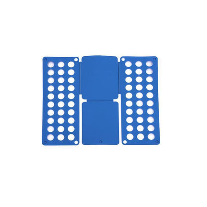 Clothes Folding Board T Shirt Folder Flip Fold Shirt Laundry Organiser Tool - Blue