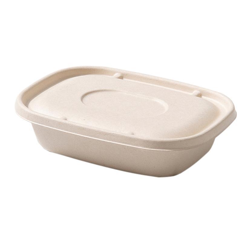 100X Food Preparation Burger Storages Cake Packaging Box Lunch Boxes - 1300ml-Primary