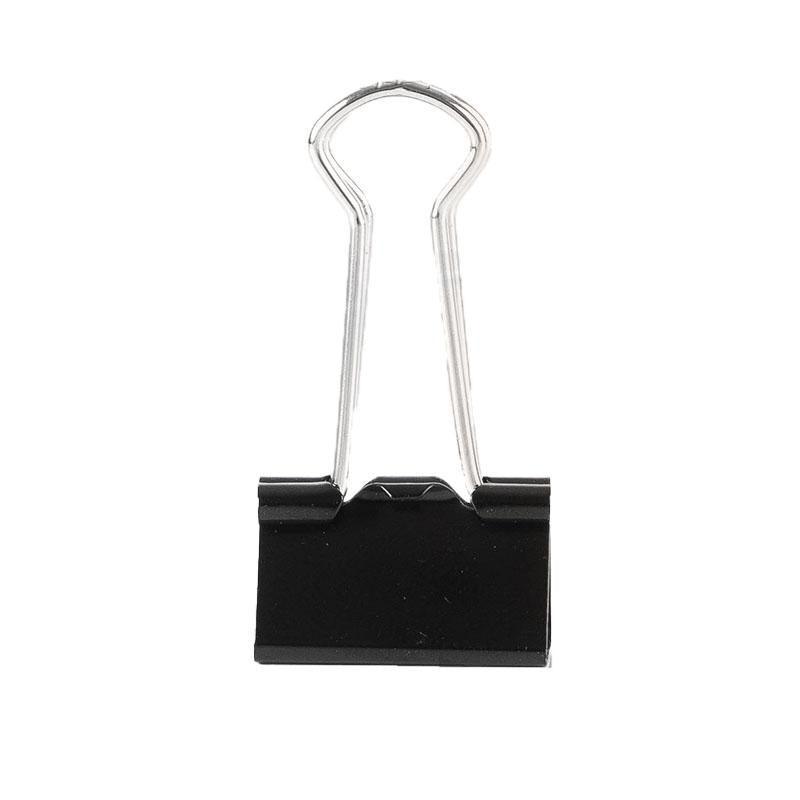 20PCS Black Bulldog Foldback Clips Document Paper Clamps Multiple Sizes - Black 51mm