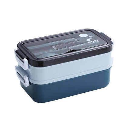 Bento Box Lunch Containers Food Microwave Stainless Portable Dinnerware Au - Pink