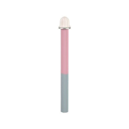 Non-Slip Silicone Parrot Perch Stand Stick Grinding Claw Bird Cage Accessories - White Grey