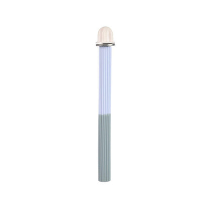 Non-Slip Silicone Parrot Perch Stand Stick Grinding Claw Bird Cage Accessories - White Grey