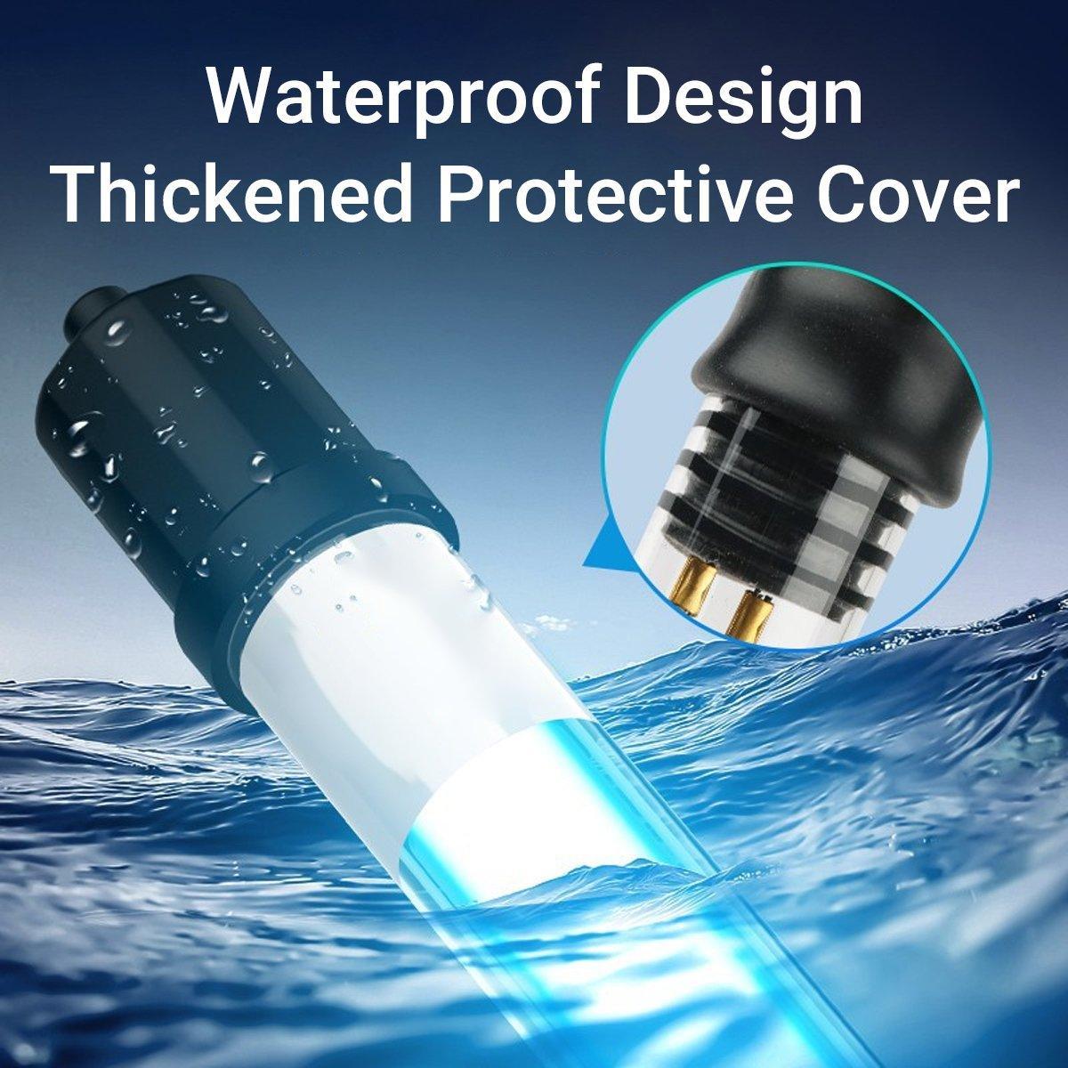 Fish Tank Germicidal Lamp UV Ultraviolet Water Disinfection Light for Aquarium - Single Tube-9W